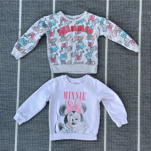 Bundle of 2 Minnie Sweatshirts, 3T - Picture 1 of 5